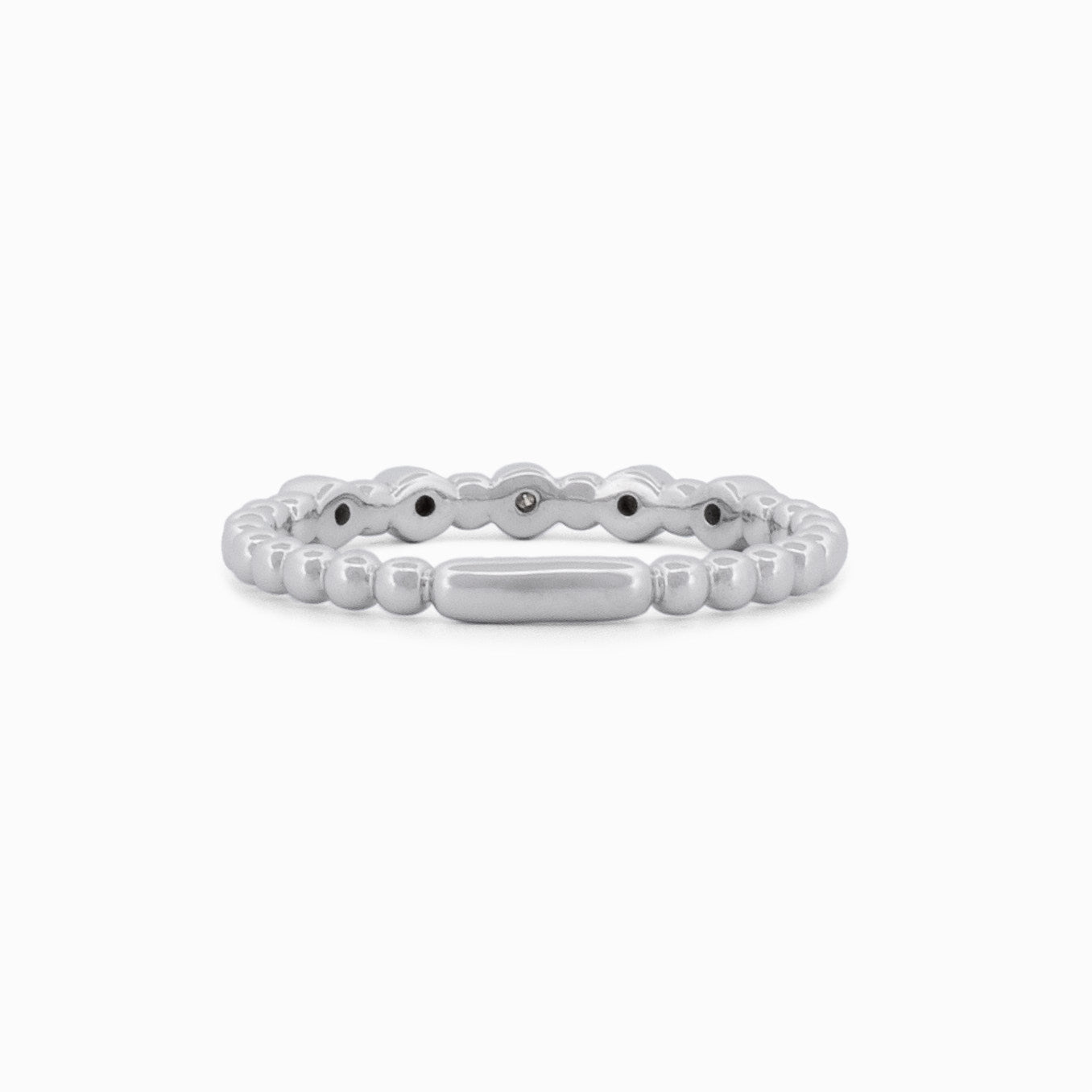 Delicate Gold Ring with Five Diamonds