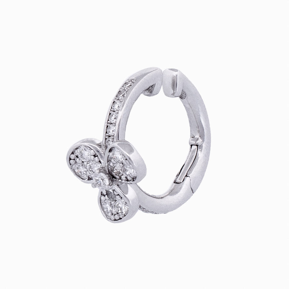 Three Petal Flower Ear Cuffs