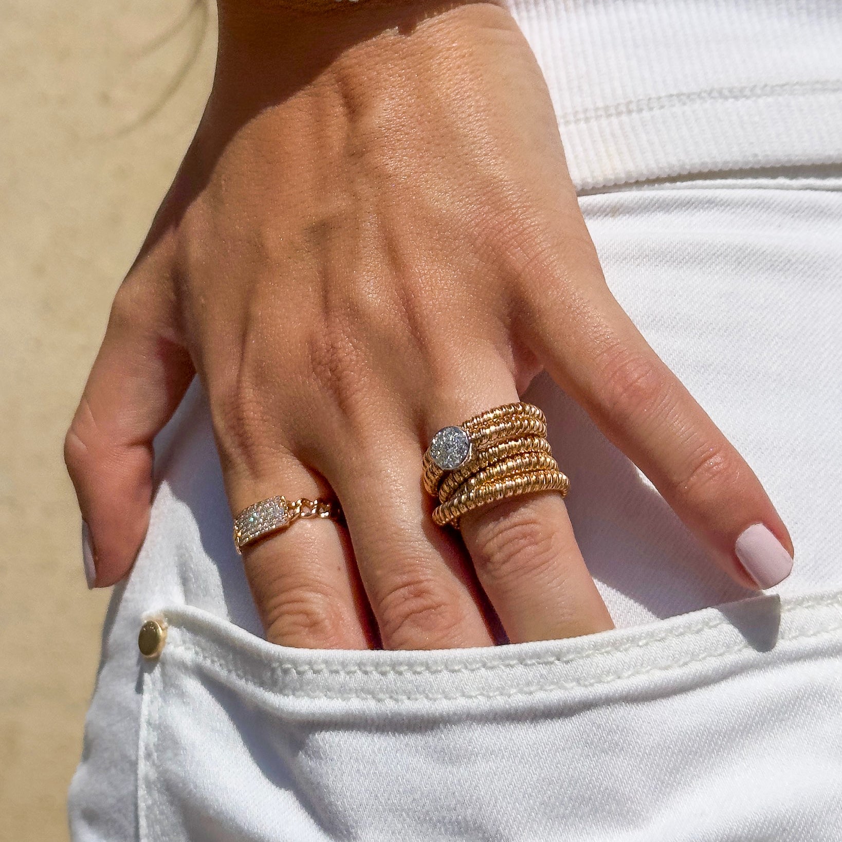 Pavé Diamond Ring